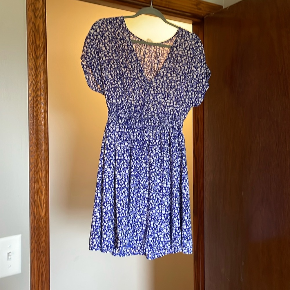 Blue Floral Dress